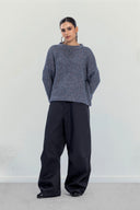 Marlene Knit pullover -GRAY