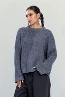 Marlene Knit pullover -GRAY