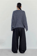 Marlene Knit pullover -GRAY
