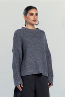 Marlene Knit pullover -GRAY
