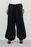 WATERPROOF BALLOON PANTS -BLACK