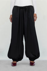WATERPROOF BALLOON PANTS -BLACK