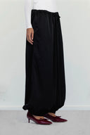 WATERPROOF BALLOON PANTS -BLACK
