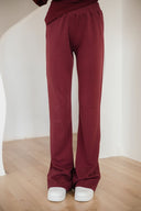 PLAIN FLARE PANTS