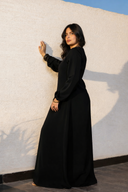 PLAIN COMFY DRESS -BLACK