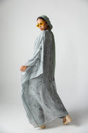 PAISLEY VEIL SWIM KIMONO -OLIVE