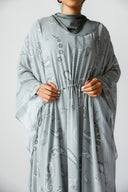 PAISLEY VEIL SWIM KIMONO -OLIVE
