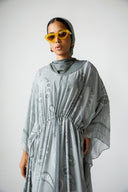 PAISLEY VEIL SWIM KIMONO -OLIVE