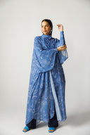 PAISLEY TIDE SWIM KIMONO -BLUE