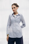 FITTED PURE LINEN SHIRT -BABY BLUE