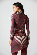 EMBER SWIM TOP -MAROON