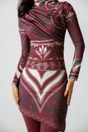 EMBER SWIM TOP -MAROON