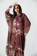EMBER SWIM KIMONO - MAROON
