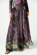OBSIDIAN SWIM SKIRT -MAUVE