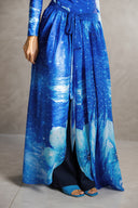 SEA BREEZE SWIM SKIRT -BLUE
