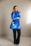 SEA BREEZE TOP SWIM - BLUE