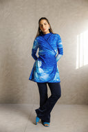 SEA BREEZE TOP SWIM - BLUE