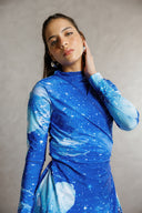 SEA BREEZE TOP SWIM - BLUE