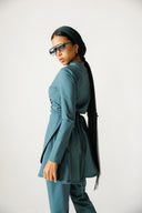 SOPHIA WRAPED SWIM TOP -EMRELED