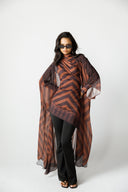 TERRA SWIM KIMONO -BROWM