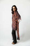 TERRA SWIM KIMONO -BROWM