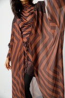 TERRA SWIM KIMONO -BROWM