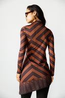 TERRA SWIM TOP -BROWM