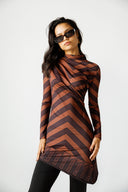 TERRA SWIM TOP -BROWM