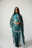 JADE SWIM KIMONO - EMERALD GREEN