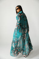 JADE SWIM KIMONO - EMERALD GREEN