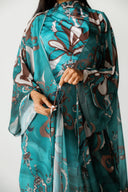 JADE SWIM KIMONO - EMERALD GREEN