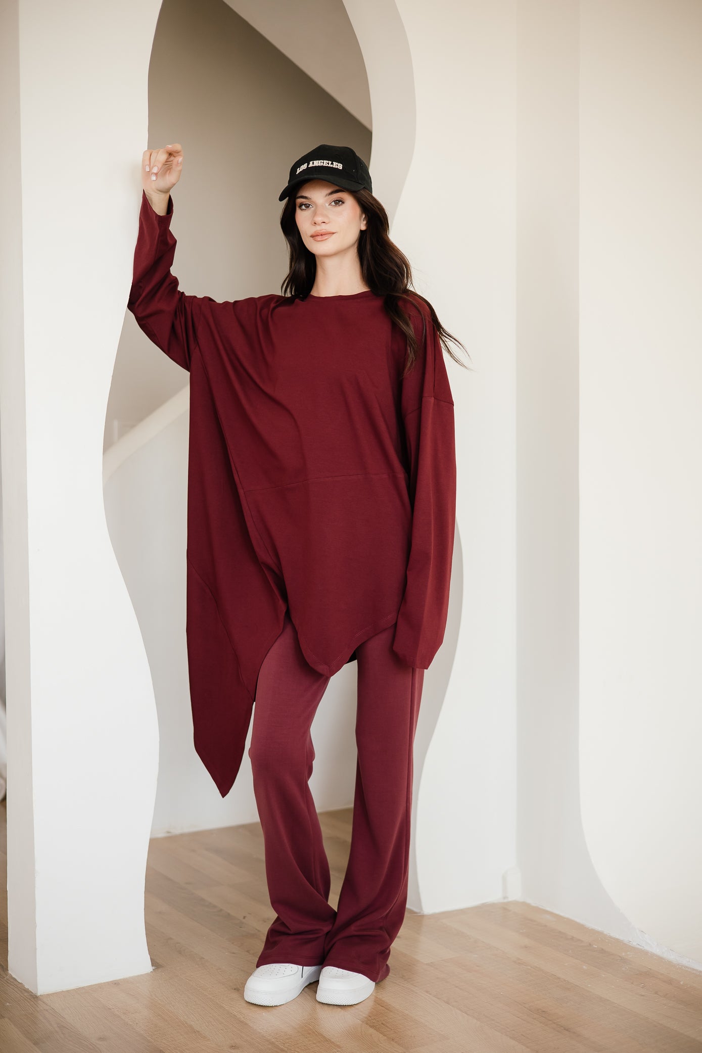 PLAIN FLARE PANTS