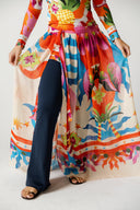 MARINA SWIM SKIRT-ORANGE