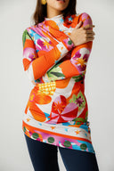 MARINA SWIM TOP -ORANGE