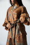WARM PATCHWORK CARDIGAN -HAVAN