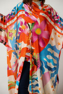 MARINA SWIM KIMONO - ORANGE