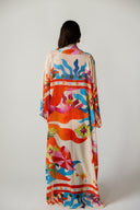 MARINA SWIM KIMONO - ORANGE