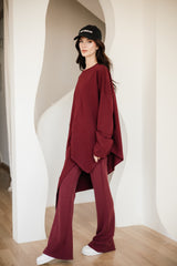 PLAIN FLARE PANTS
