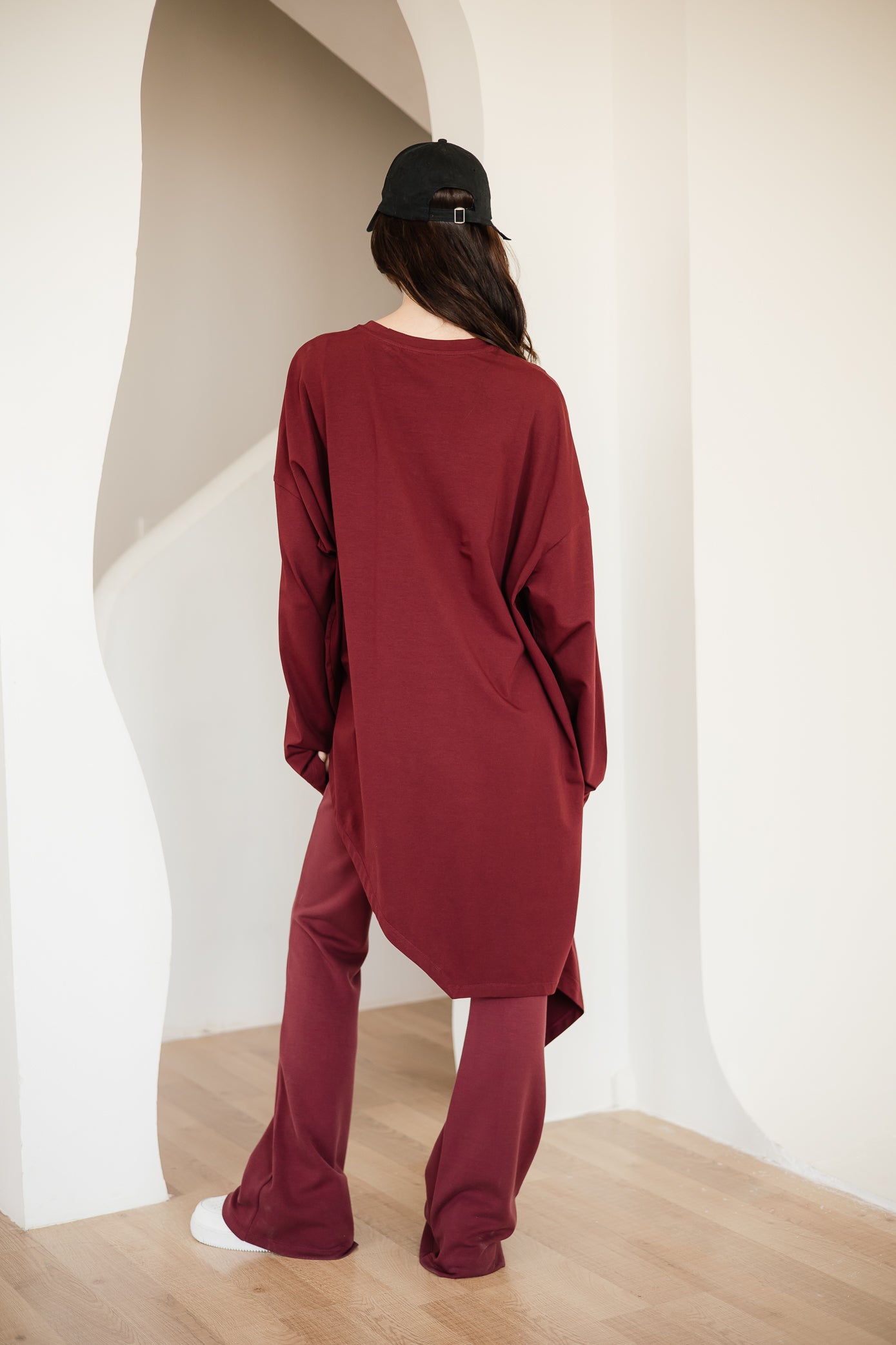 PLAIN FLARE PANTS