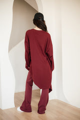 PLAIN FLARE PANTS