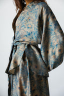 WARM PATCHWORK CARDIGAN -Emerald Green