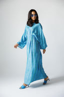 OCEAN STRIPE DRESS - BLUE