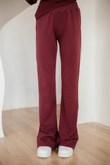 PLAIN FLARE PANTS