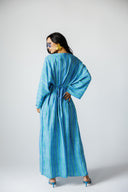 OCEAN STRIPE DRESS - BLUE