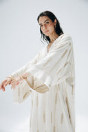 GOLDEN LINEN DRESS -Beige