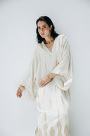 GOLDEN LINEN DRESS -Beige