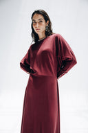 Midnight Muse Dress -MAROON