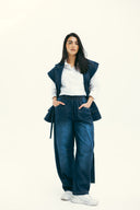 LOOSE BALLON DENIM PANTS