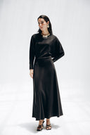 Midnight Muse Dress -BLACK