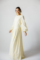 PURE GLOW MAXI DRESS -BUTTER YELLOW